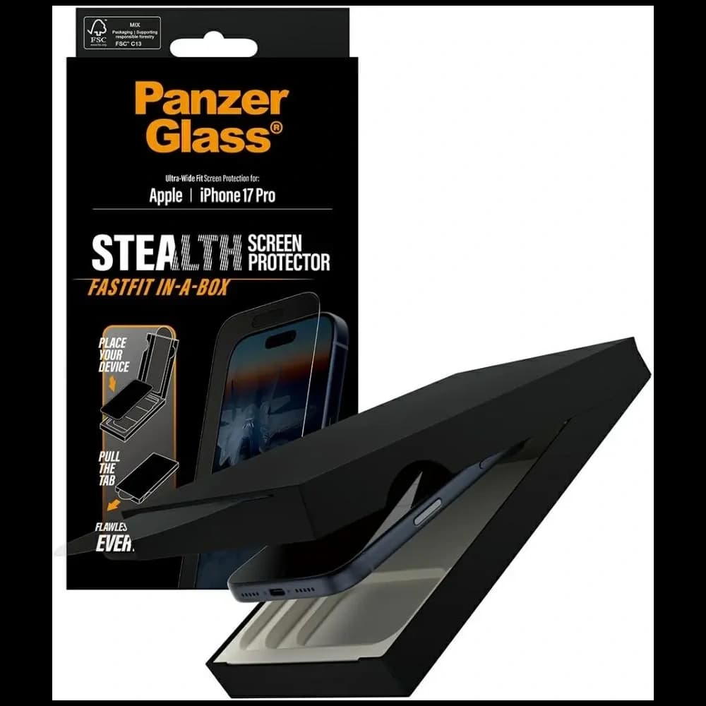 PanzerGlass Stealth Ultra-Wide Fit Fastfit Apple iPhone 17 Pro
 - 4