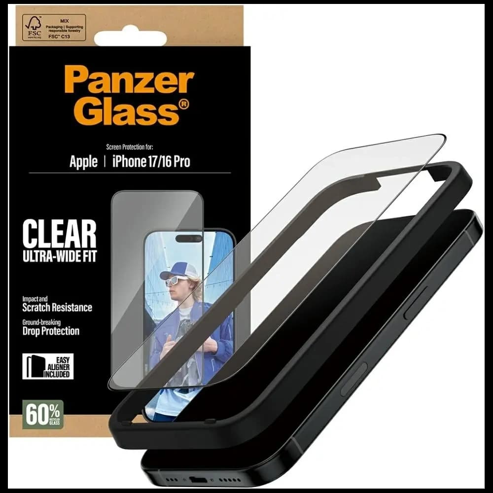 PanzerGlass Ultra-Wide Fit EasyAligner Apple iPhone 17 / 16 Pro
 - 4