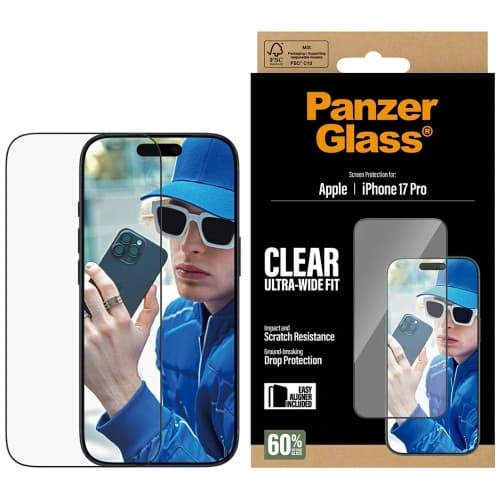 PanzerGlass Ultra-Wide Fit EasyAligner Apple iPhone 17 Pro
