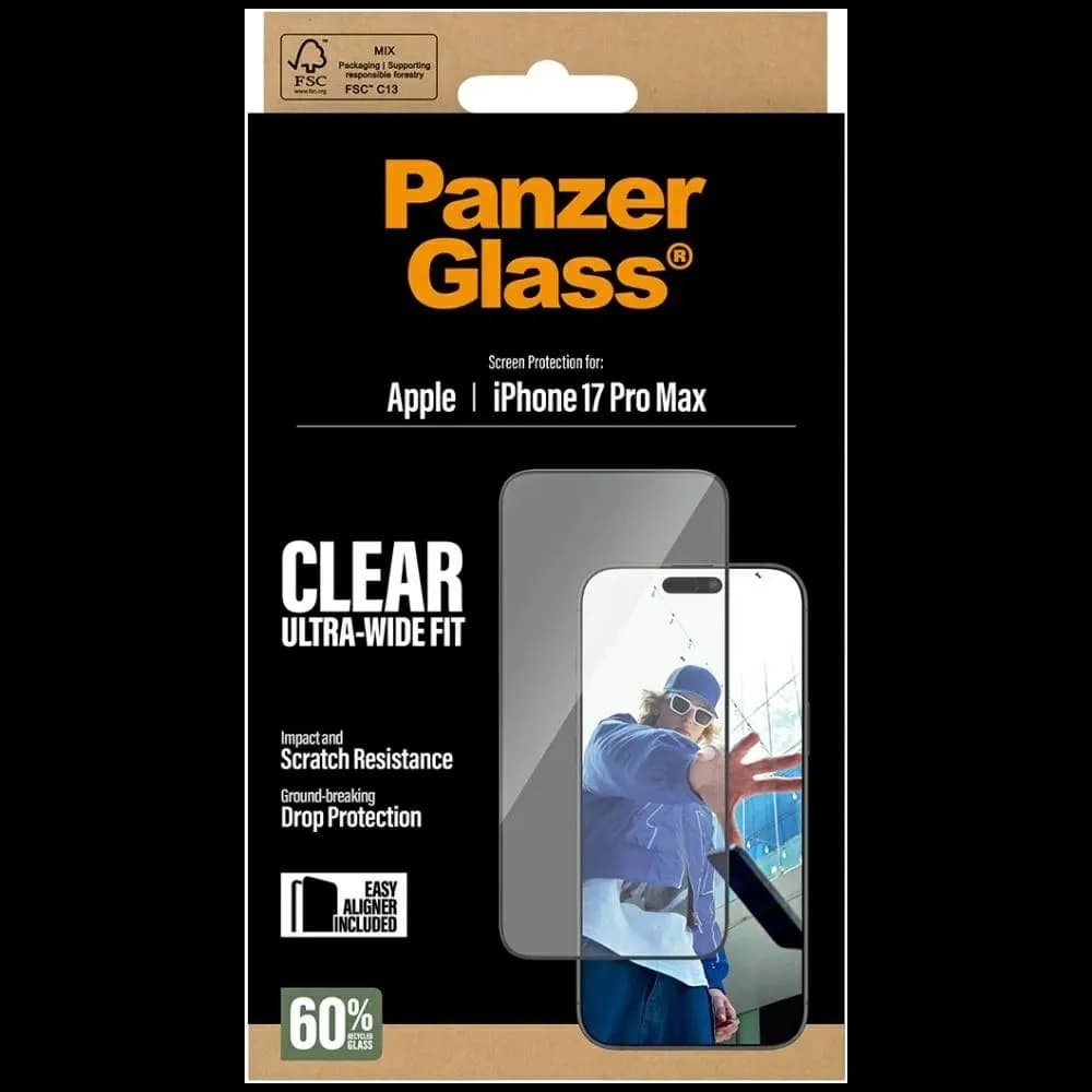 PanzerGlass Ultra-Wide Fit EasyAligner Apple iPhone 17 Pro Max - 5