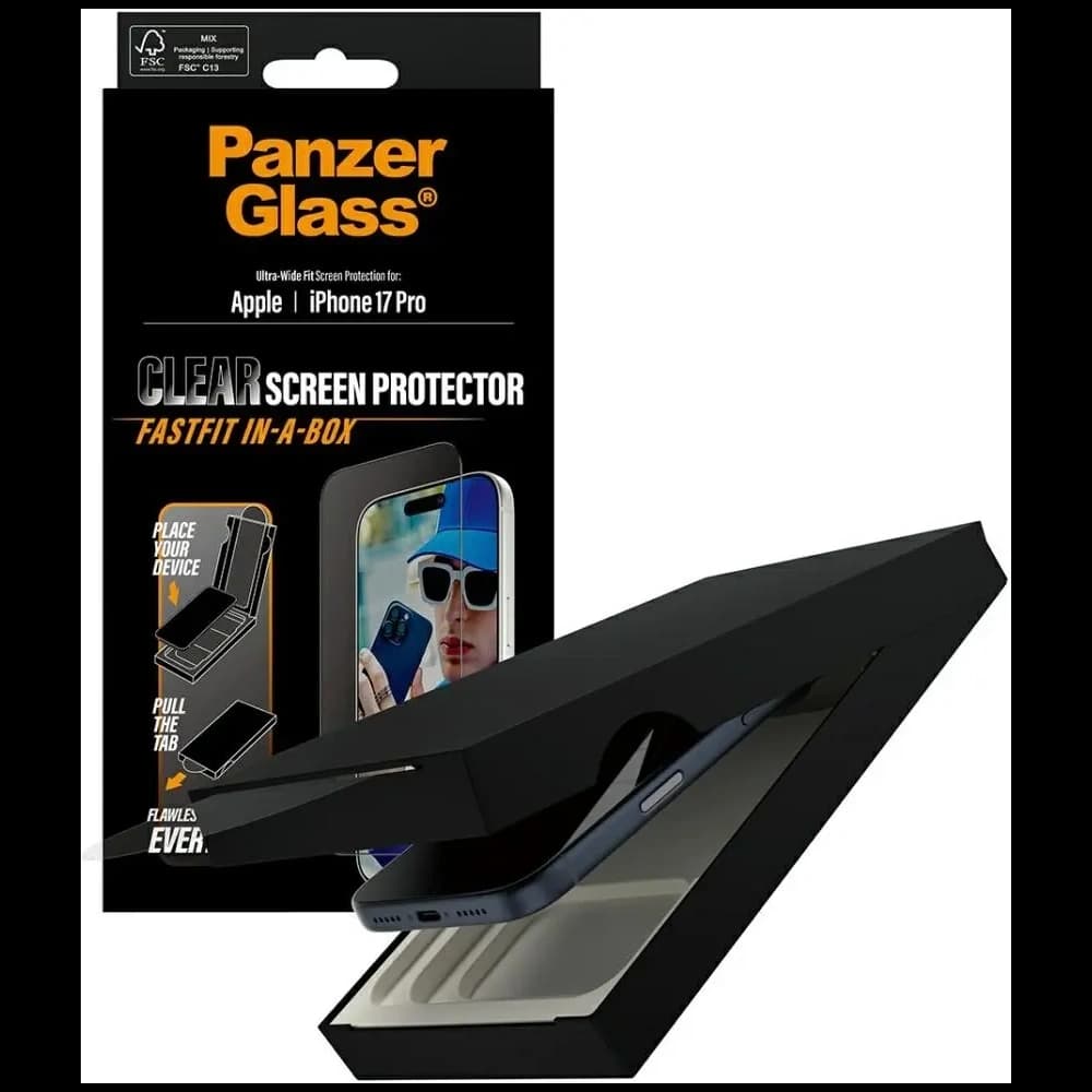 PanzerGlass Ultra-Wide Fit Fastfit Apple iPhone 17 Pro - 4