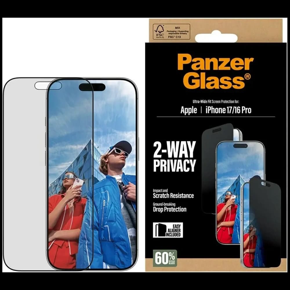 PanzerGlass Ultra-Wide Fit EasyAligner Apple iPhone 17 / 16 Pro
 - 1