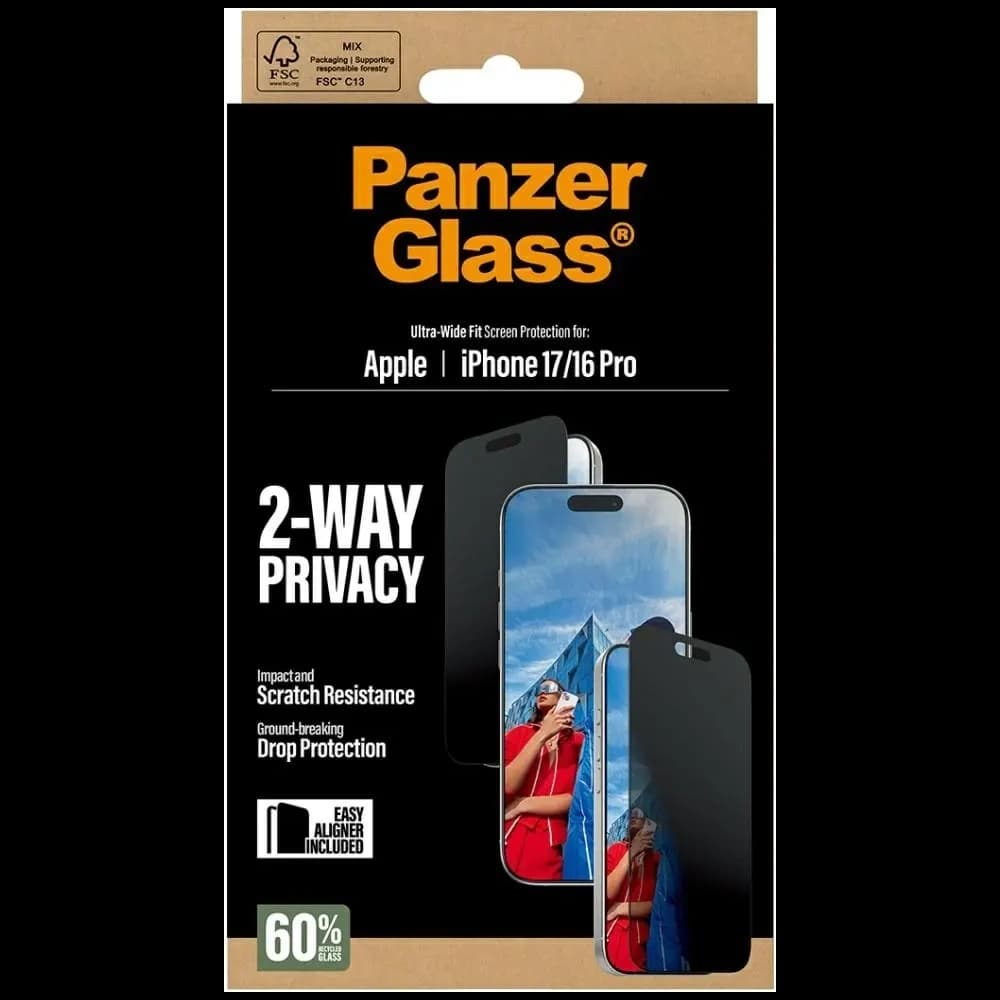 PanzerGlass Ultra-Wide Fit EasyAligner Apple iPhone 17 / 16 Pro
 - 6