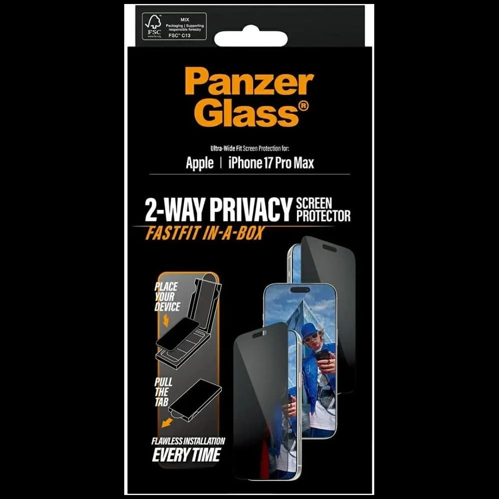 PanzerGlass Ultra-Wide Fit Fastfit Apple iPhone 17 Pro Max - 6