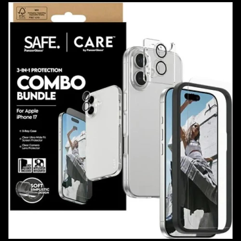 CARE by PanzerGlass Fashionable Combo Set 3in1 Apple iPhone 17
 - 1