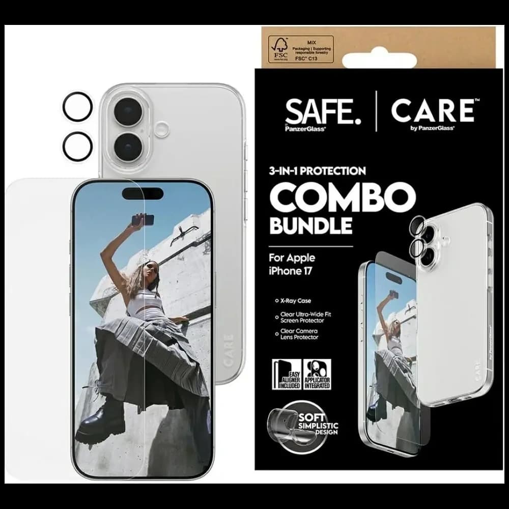 CARE by PanzerGlass Fashionable Combo Set 3in1 Apple iPhone 17
 - 3