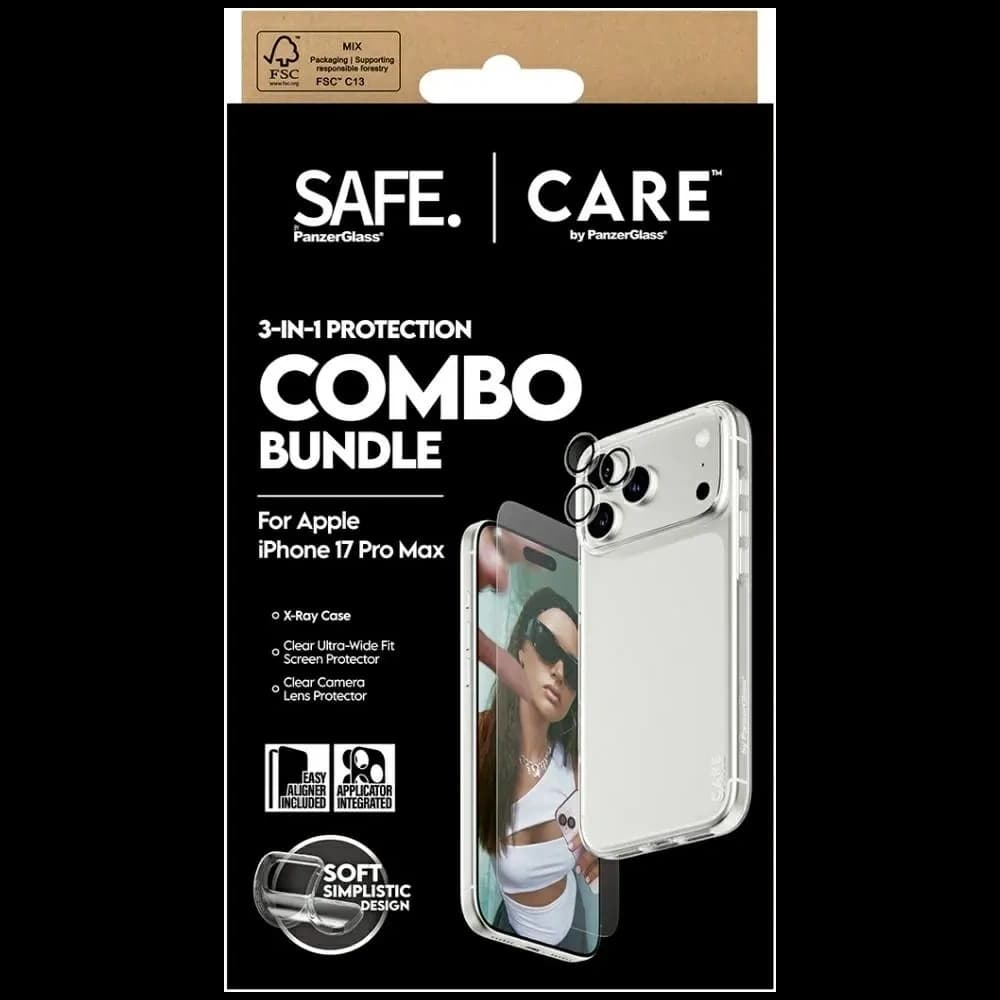 CARE by PanzerGlass Fashionable Combo Set 3in1 Apple iPhone 17 Pro Max - 5