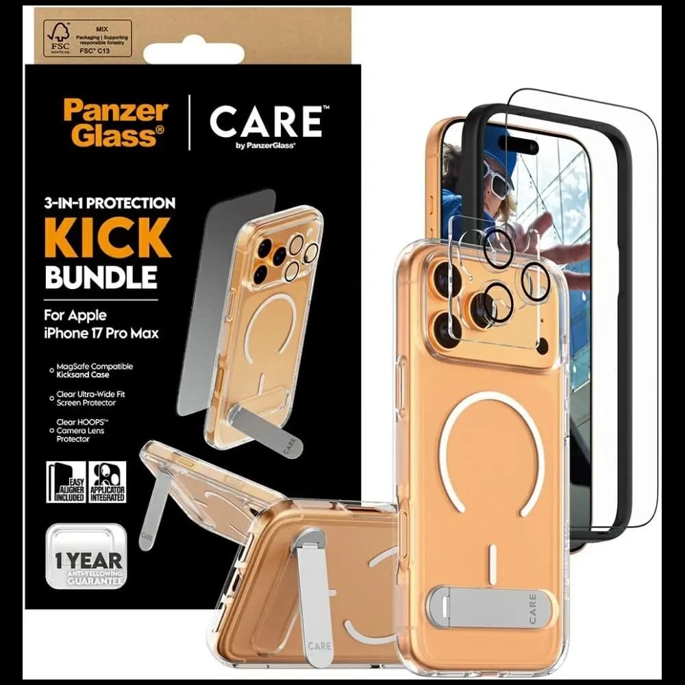CARE by PanzerGlass Feature Kick Set 3in1 Apple iPhone 17 Pro Max - 4