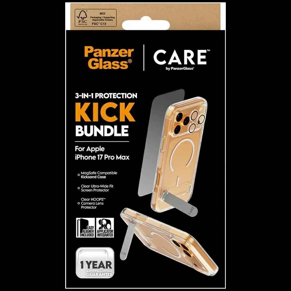 CARE by PanzerGlass Feature Kick Set 3in1 Apple iPhone 17 Pro Max - 5