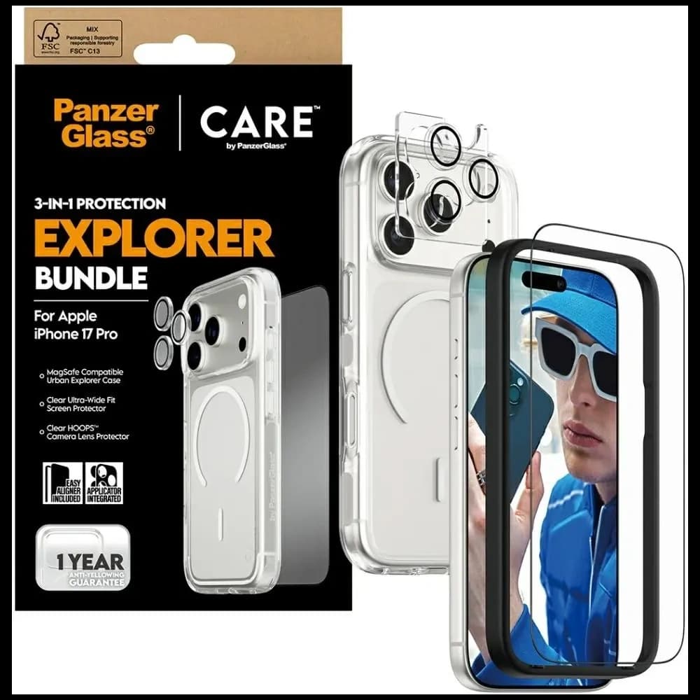 CARE by PanzerGlass Flagship Explorer Set 3in1 Apple iPhone 17 Pro - 4