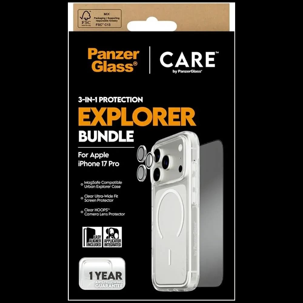 CARE by PanzerGlass Flagship Explorer Set 3in1 Apple iPhone 17 Pro - 5