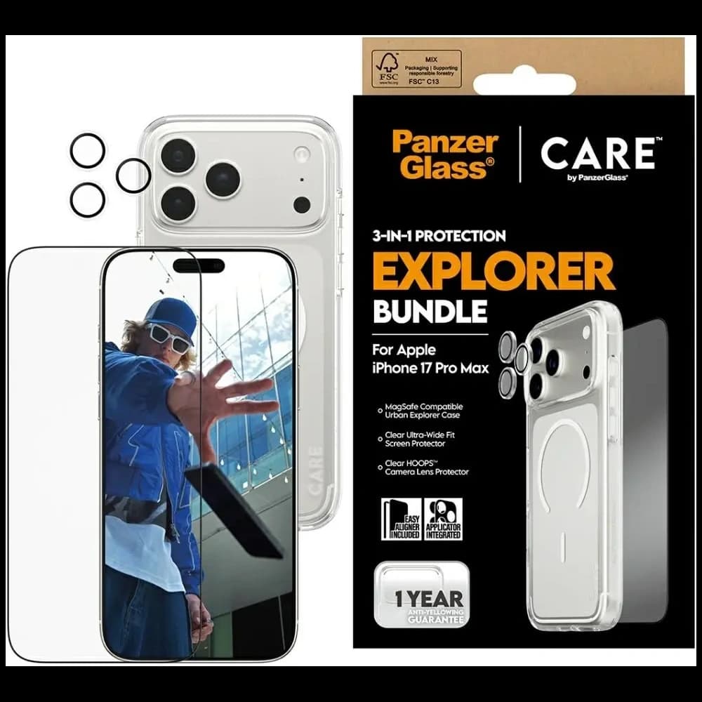 CARE by PanzerGlass Flagship Explorer Set 3in1 Apple iPhone 17 Pro Max - 1
