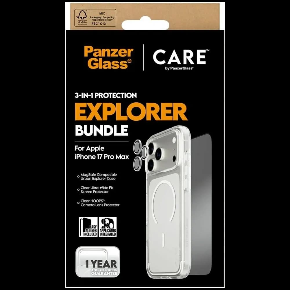 CARE by PanzerGlass Flagship Explorer Set 3in1 Apple iPhone 17 Pro Max - 5