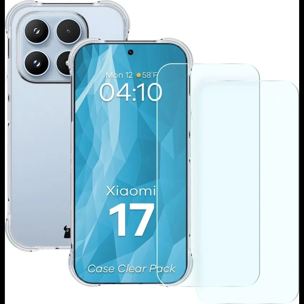 Bizon Case Clear Pack Xiaomi 17 - 1