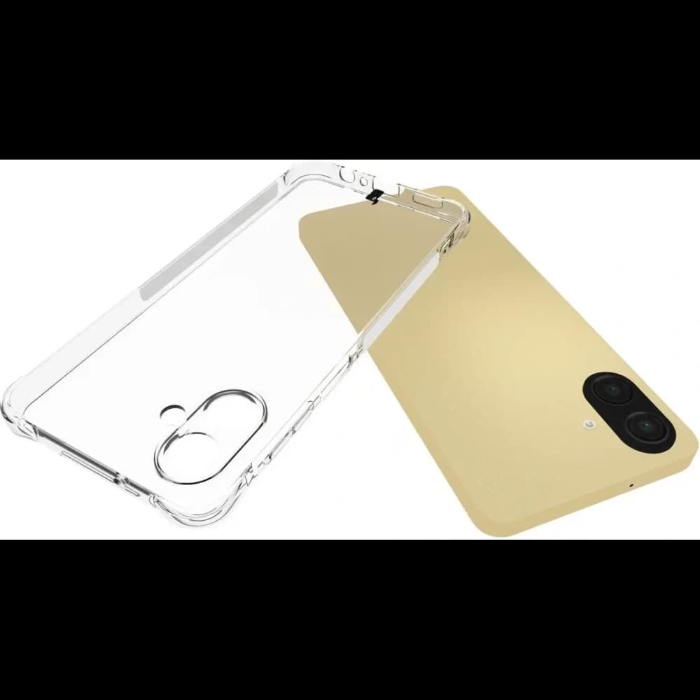 Elastyczne etui + 2x folia na ekran Bizon Case Clear Pack do Samsung Galaxy A07 4G - 5