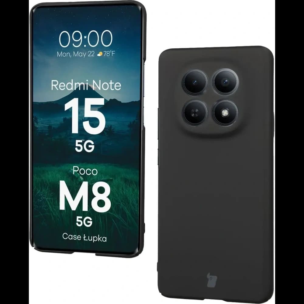 Bizon Case Lupka Xiaomi Redmi Note 15 / POCO M8 5G black - 1