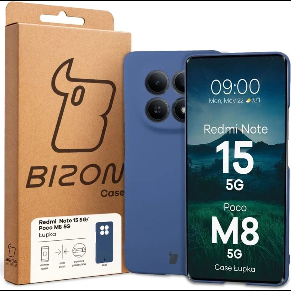 Bizon Case Lupka Xiaomi Redmi Note 15 / POCO M8 5G blue - 6