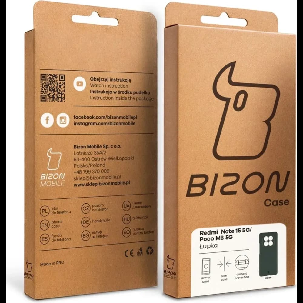 Bizon Case Lupka Xiaomi Redmi Note 15 / POCO M8 5G green - 7