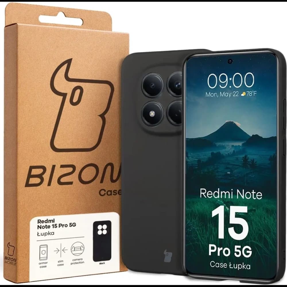 Bizon Case Lupka Xiaomi Redmi Note 15 Pro 5G black - 6