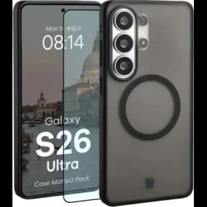 Bizon MatteO Magnetic Pack Samsung Galaxy S26 Ultra smoky black