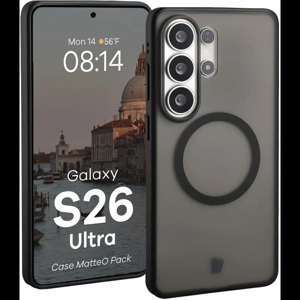 Bizon MatteO Magnetic Pack Samsung Galaxy S26 Ultra smoky black - 3