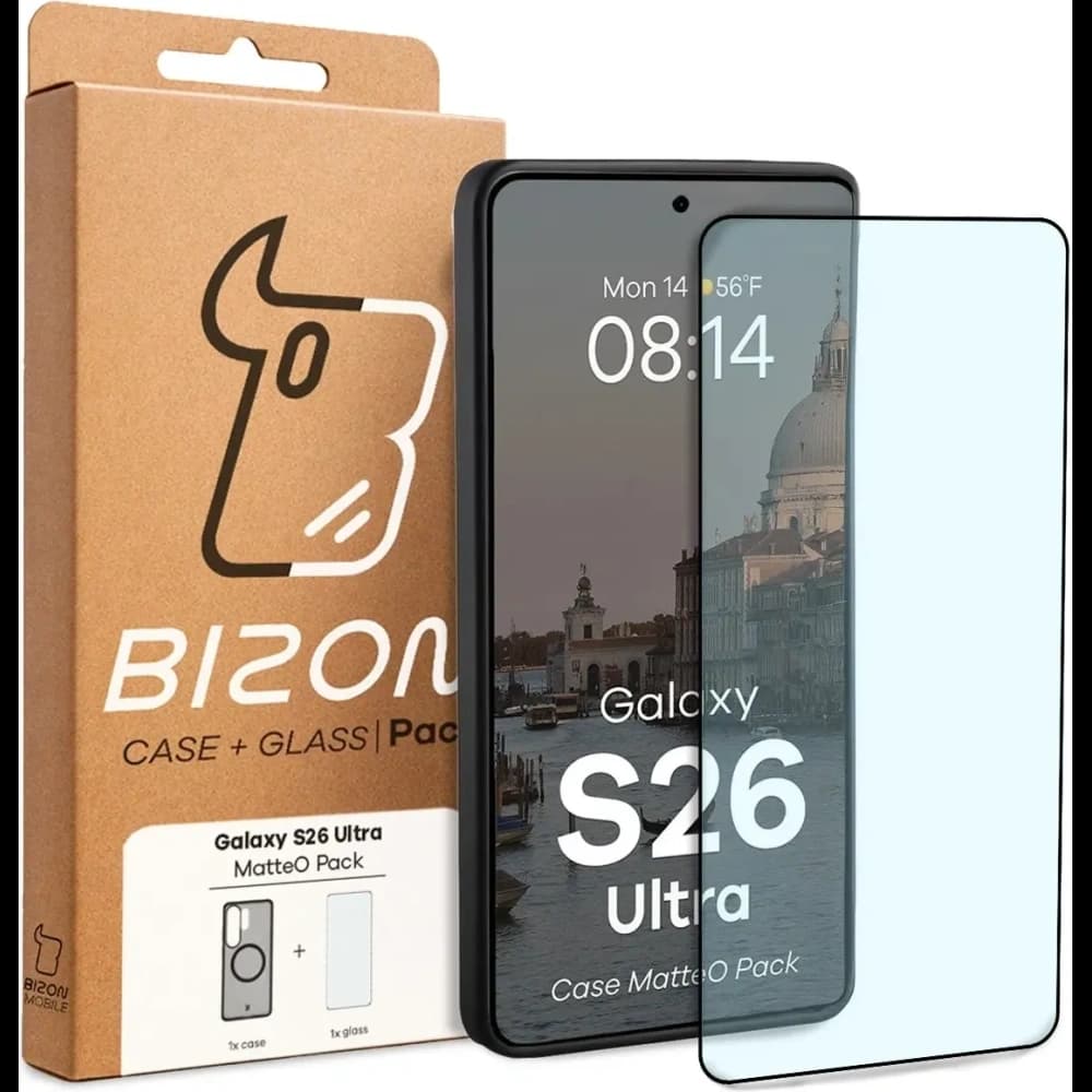 Bizon MatteO Magnetic Pack Samsung Galaxy S26 Ultra smoky black - 9