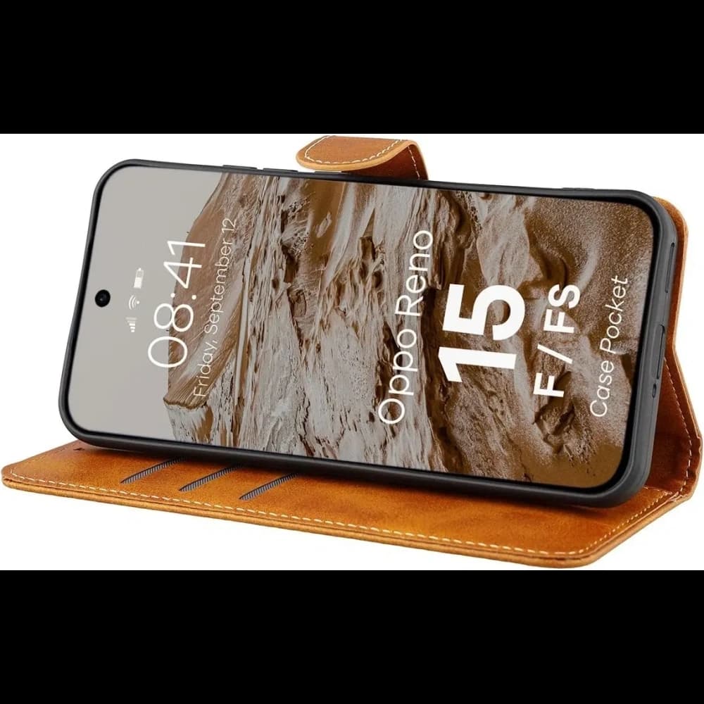 Bizon Case Pocket Oppo Reno 15 F / FS brown - 5