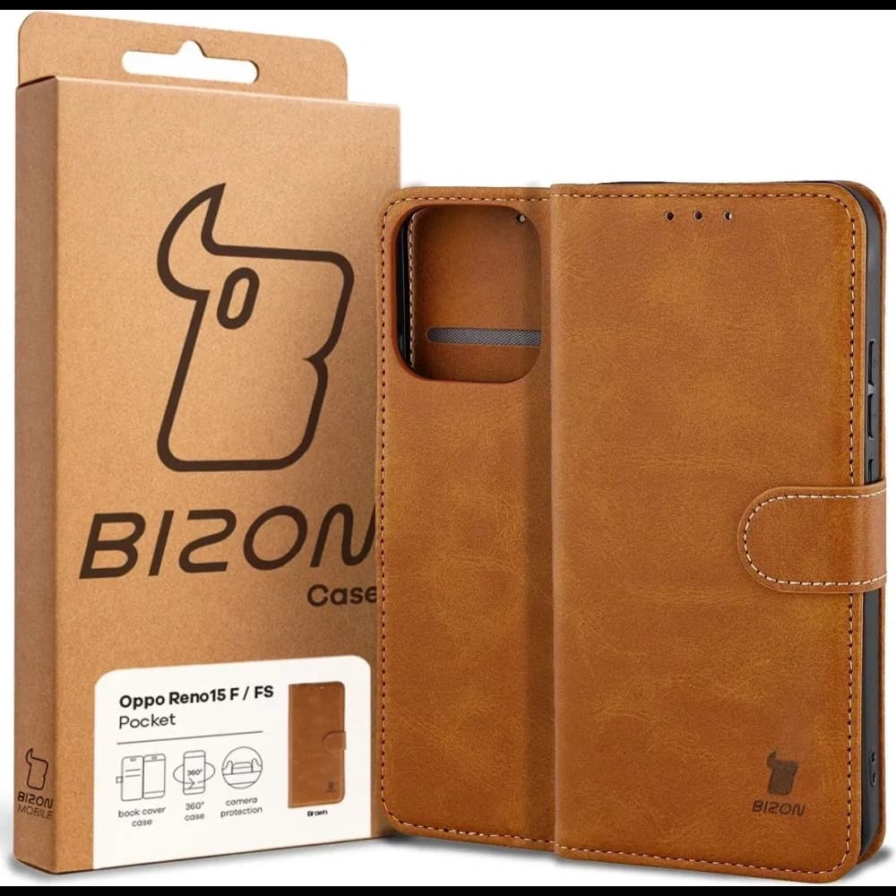 Bizon Case Pocket Oppo Reno 15 F / FS brown - 6