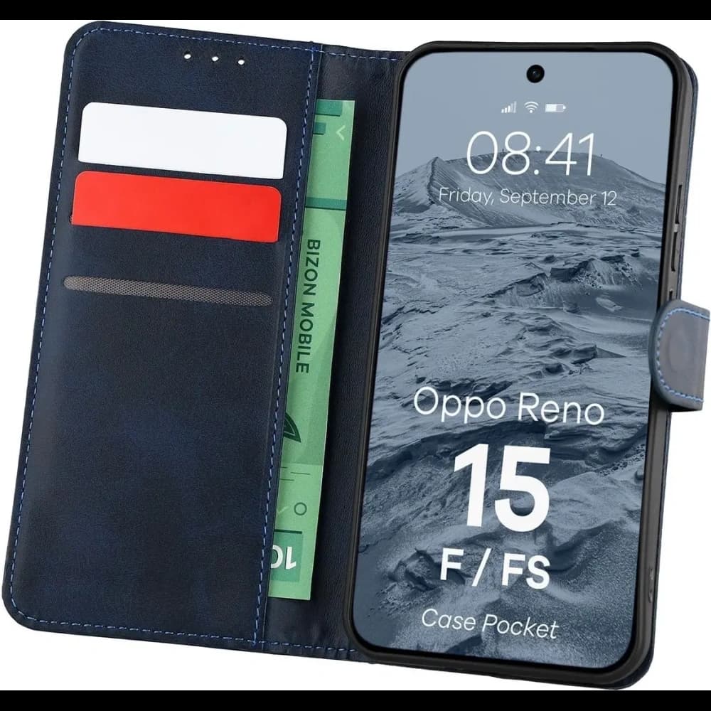 Bizon Case Pocket Oppo Reno 15 F / FS navy blue - 1