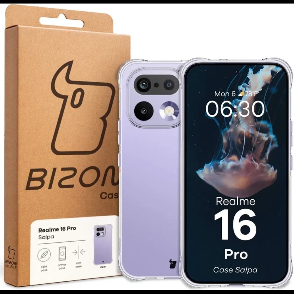 Bizon Case Salpa Realme 16 Pro 5G clear - 7
