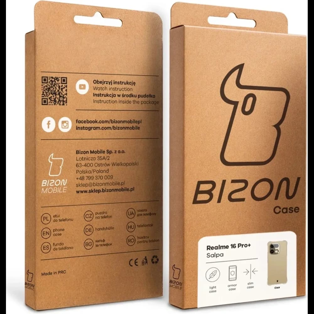 Bizon Case Salpa Realme 16+ Plus 5G clear - 8