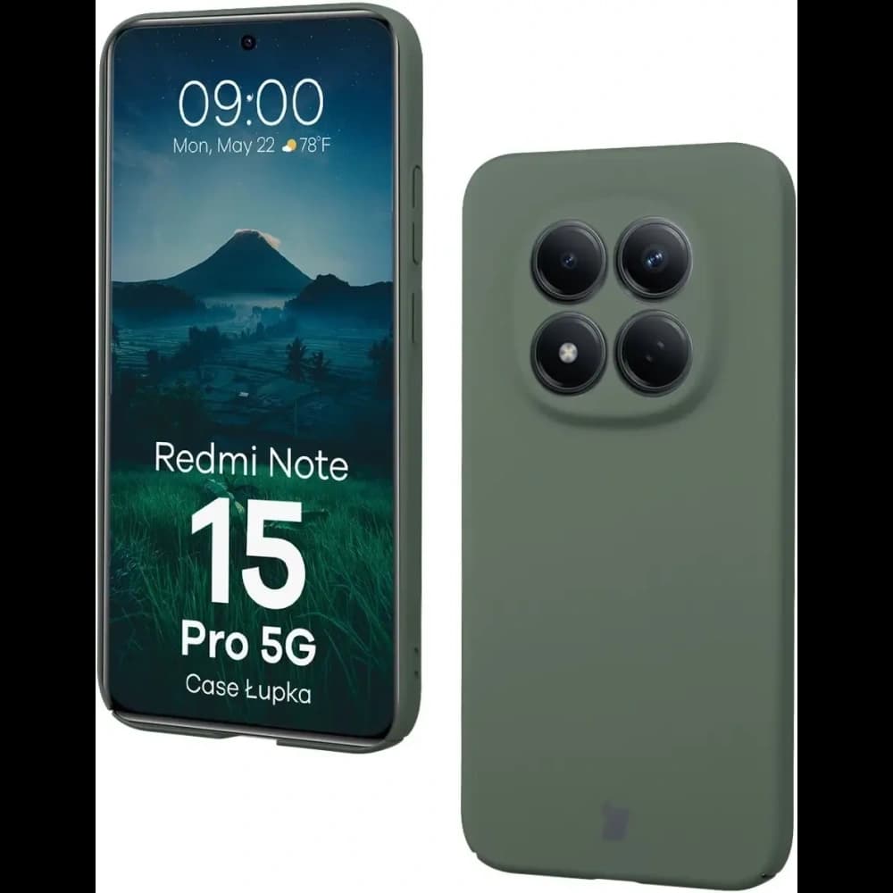 Bizon Case Lupka Xiaomi Redmi Note 15 Pro 5G green - 1