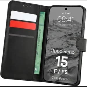 Bizon Case Pocket Oppo Reno 15 F / FS schwarz