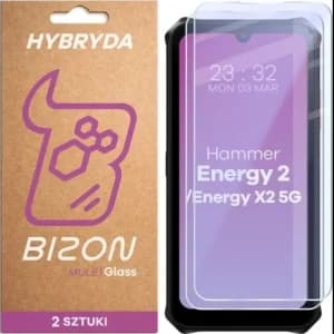 Bizon Glass Mule Duo HAMMER Energy X2 5G / 2 [2 PACK]

