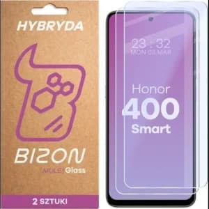 Bizon Glass Mule Duo Honor 400 Smart [2 PACK]
