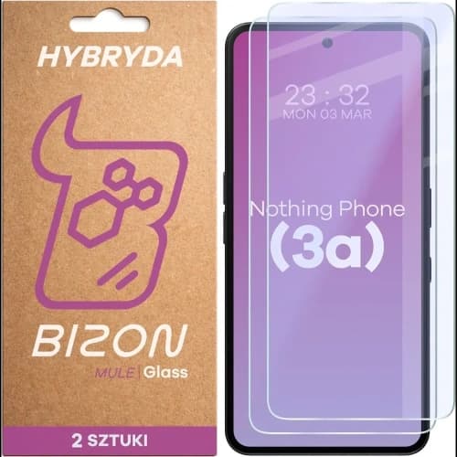 Bizon Glass Mule Duo Nothing Phone (3a) [2 PACK]