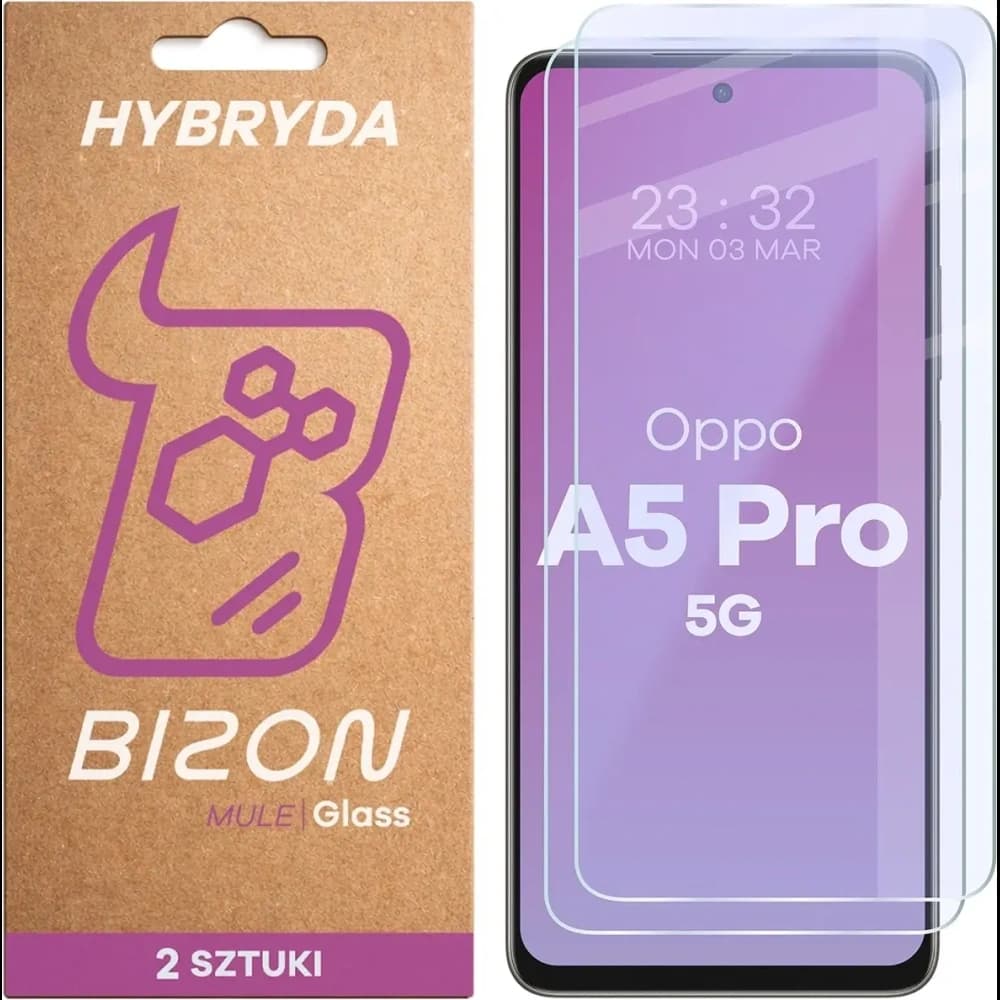 Bizon Glass Mule Duo Oppo A5 Pro 5G [2 PACK] - 1