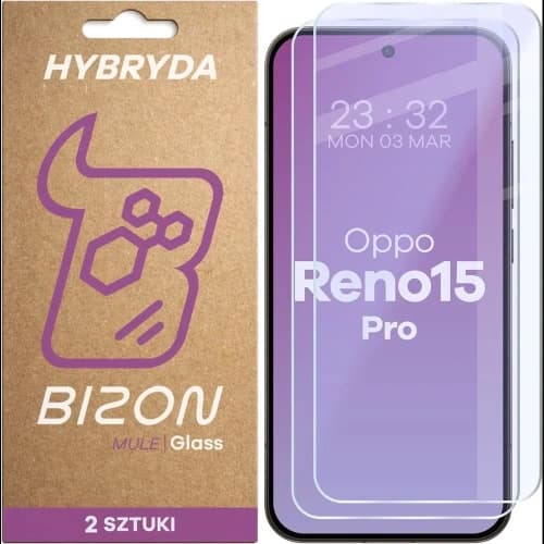 Bizon Glass Mule Duo Oppo Reno 15 Pro [2 PACK]