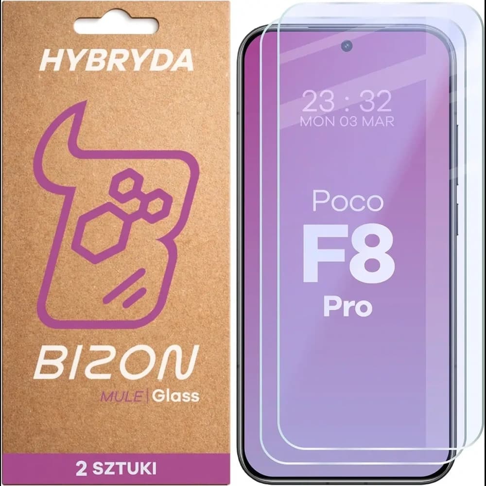 Bizon Glass Mule Duo Xiaomi POCO F7 Pro [2 PACK] - 1