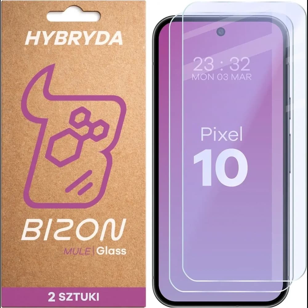 Bizon Glass Mule Duo Google Pixel 10 [2 PACK]
 - 1