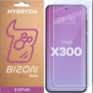Bizon Glass Mule Duo Vivo X300 [2 PACK]

