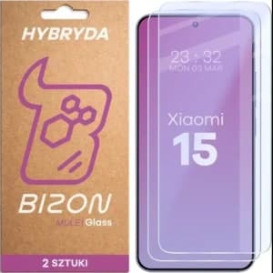 Bizon Glass Mule Duo Xiaomi 15 [2 PACK]