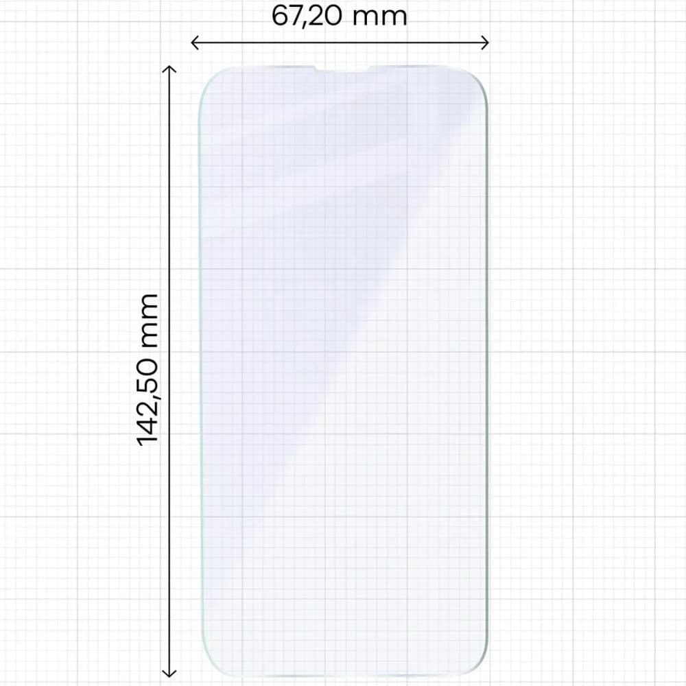 Bizon Glass Mule Duo Apple iPhone 17e / 16e [2 PACK] - 2