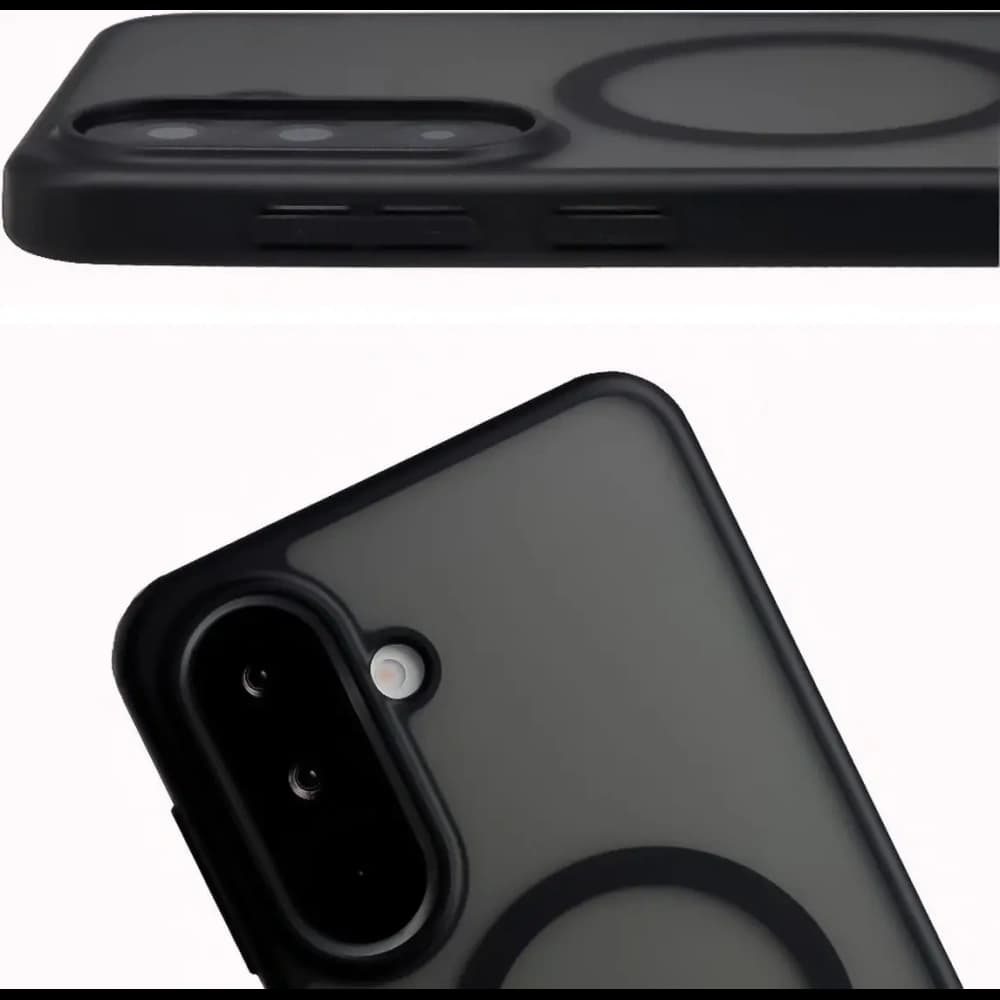 Bizon MatteO Magnetic Pack Samsung Galaxy A37 5G / A36 5G smoky black - 5