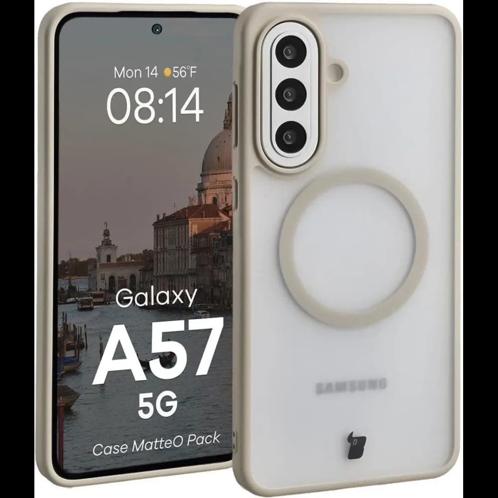 Bizon MatteO Magnetic Pack Samsung Galaxy A57 5G smoky beige - 3