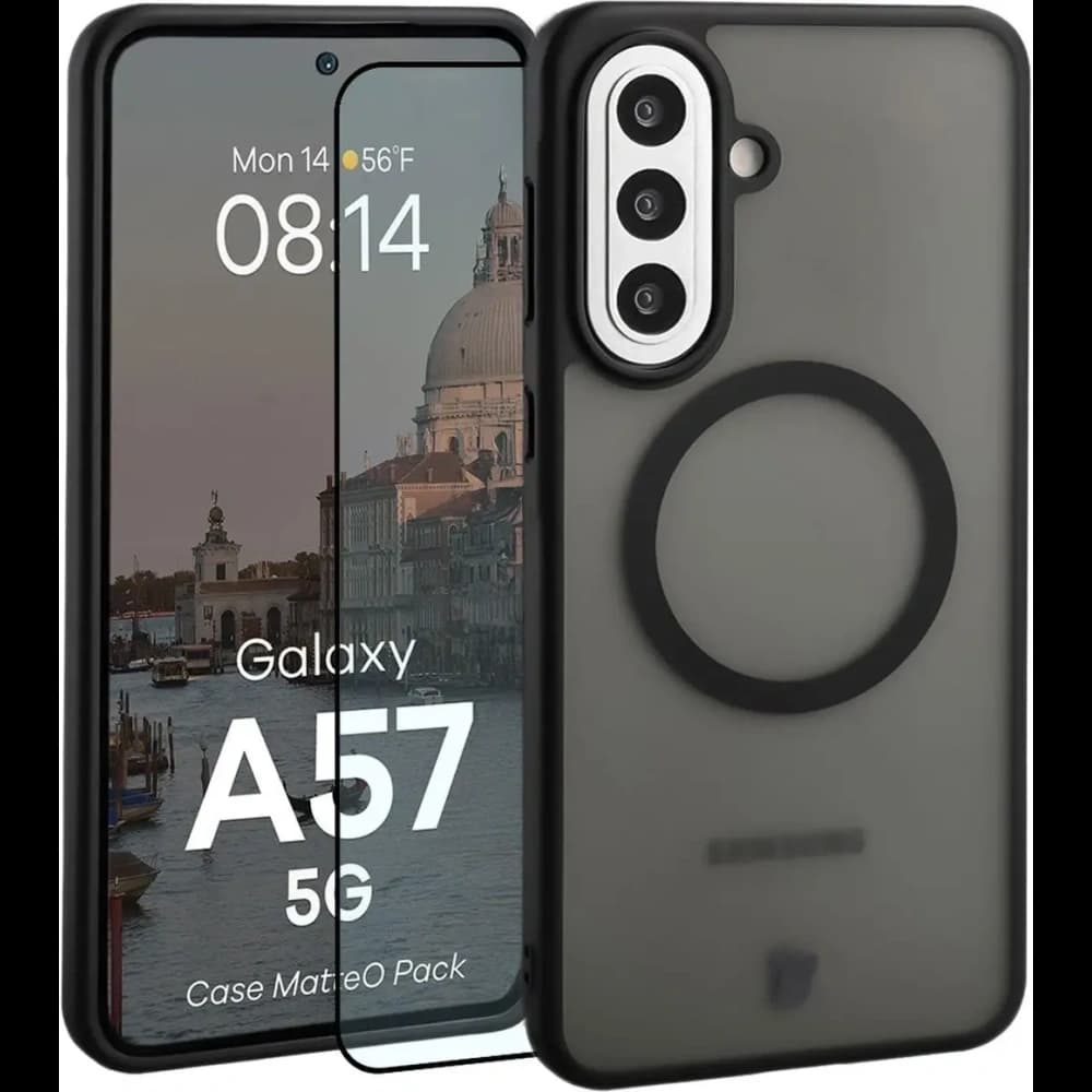 Bizon MatteO Magnetic Pack Samsung Galaxy A57 5G smoky black - 1