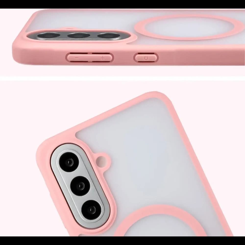 Bizon MatteO Magnetic Pack Samsung Galaxy A57 5G smoky light pink - 5