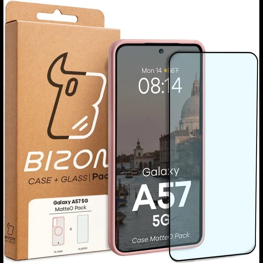 Bizon MatteO Magnetic Pack Samsung Galaxy A57 5G smoky light pink - 9