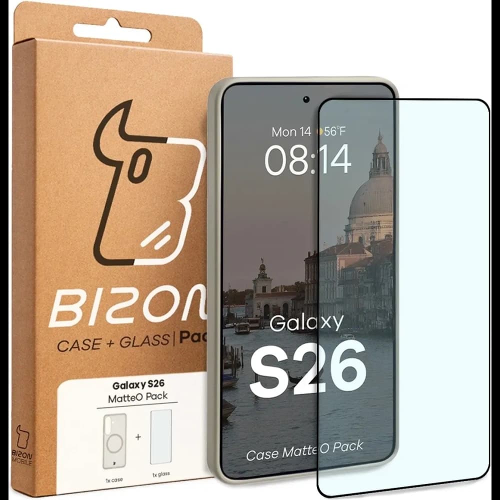 Bizon MatteO Magnetic Pack Samsung Galaxy S26 smoky beige - 9