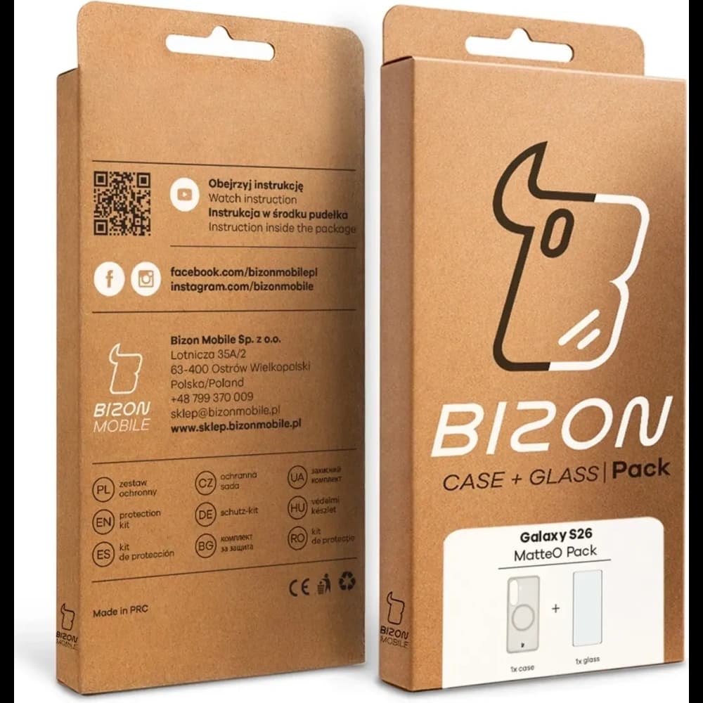 Bizon MatteO Magnetic Pack Samsung Galaxy S26 smoky beige - 10